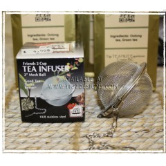 Tea Ball Infuser 18/8 Grade Stainless Steel - 2"